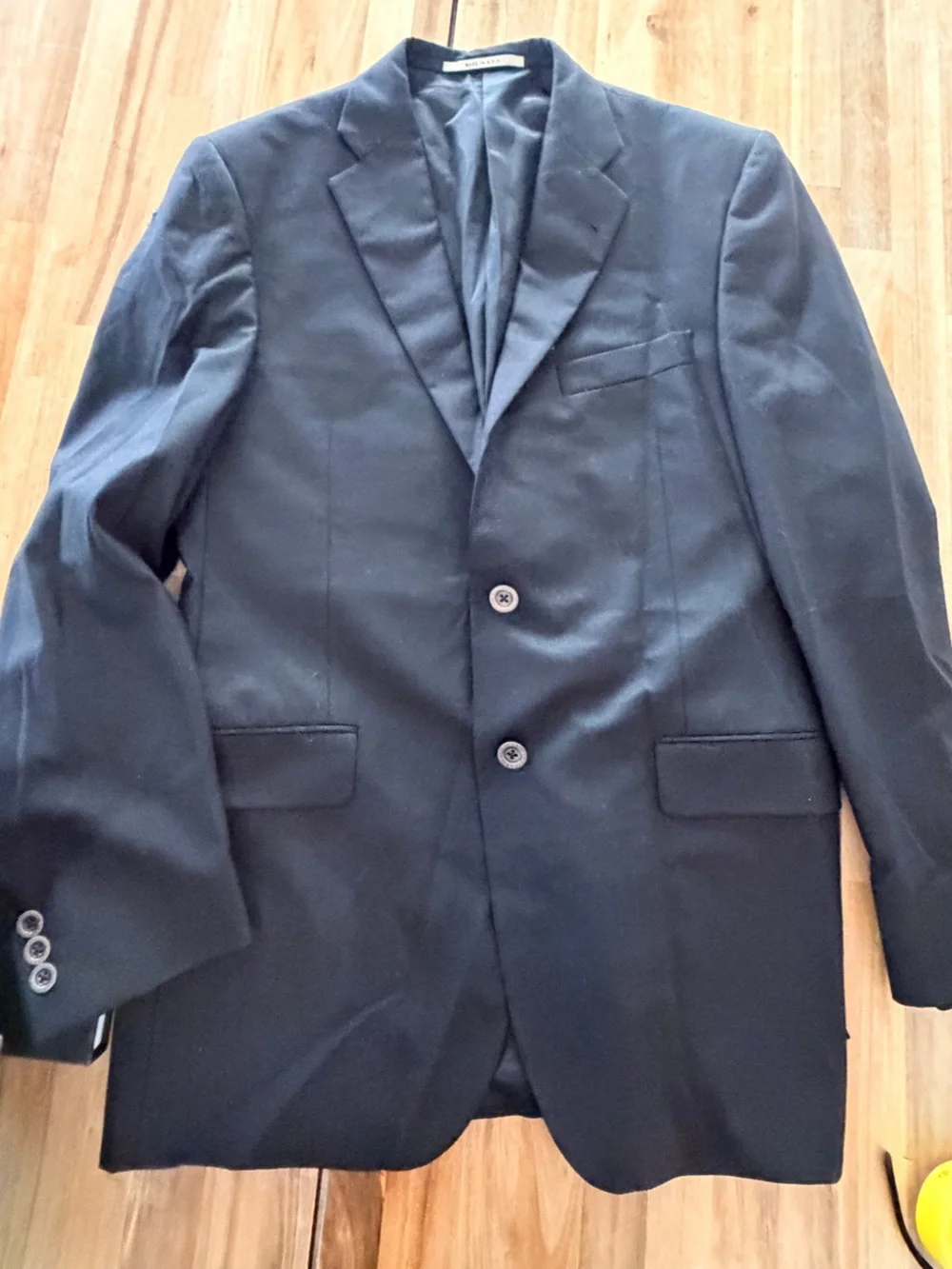 Burberry Men's Navy Double-Breasted Pea Coat